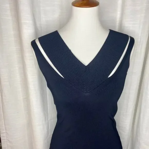 Bailey/44 Black Cutout V-Neck Dress (S) - Picture 2 of 6